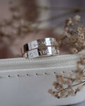Focus on the good. Sterling Silver adjustable wrap ring