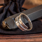 40th Birthday Personalised Sterling Silver Adjustable Wrap Ring