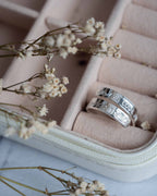 Always look on the bright side Sterling Silver adjustable wrap ring