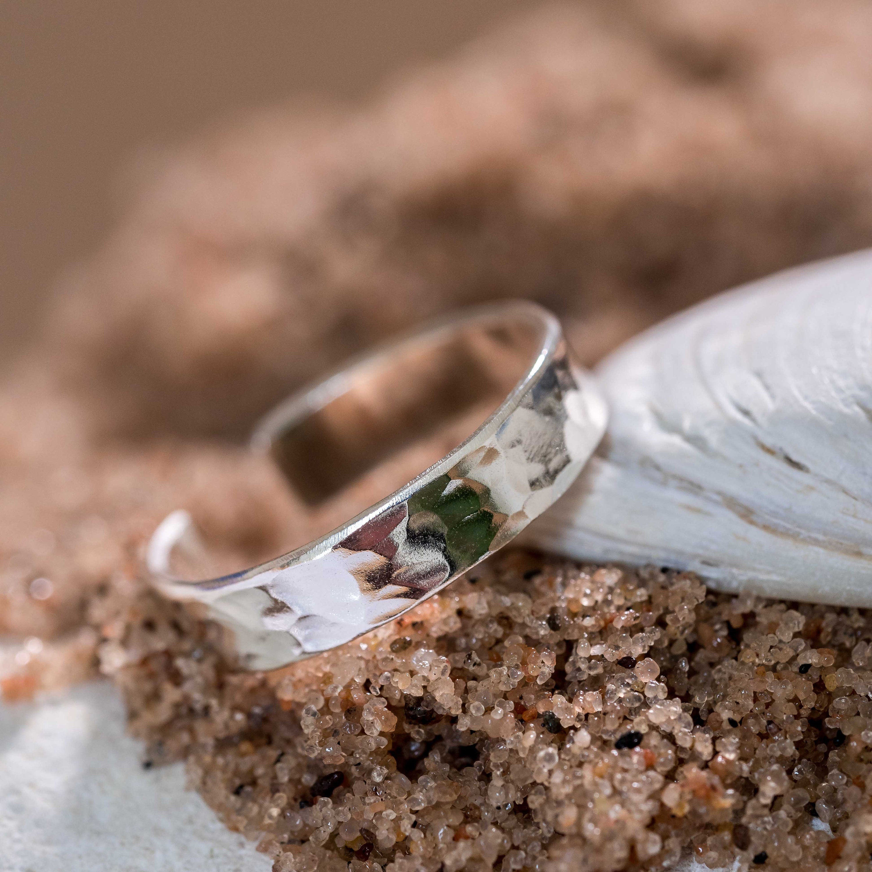 Toe Ring Sterling Silver hammered adjustable summer band 925 hand stamped mum ladies womens gift present birthday holiday cheese plant
