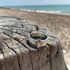 First Fathers Day  Sterling Silver adjustable open ring