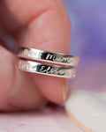 Best Mummy Sterling Silver Dainty Adjustable Wrap Ring