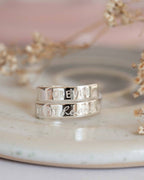 Forever in My Heart Remembrance Sterling Silver Adjustable Wrap Ring