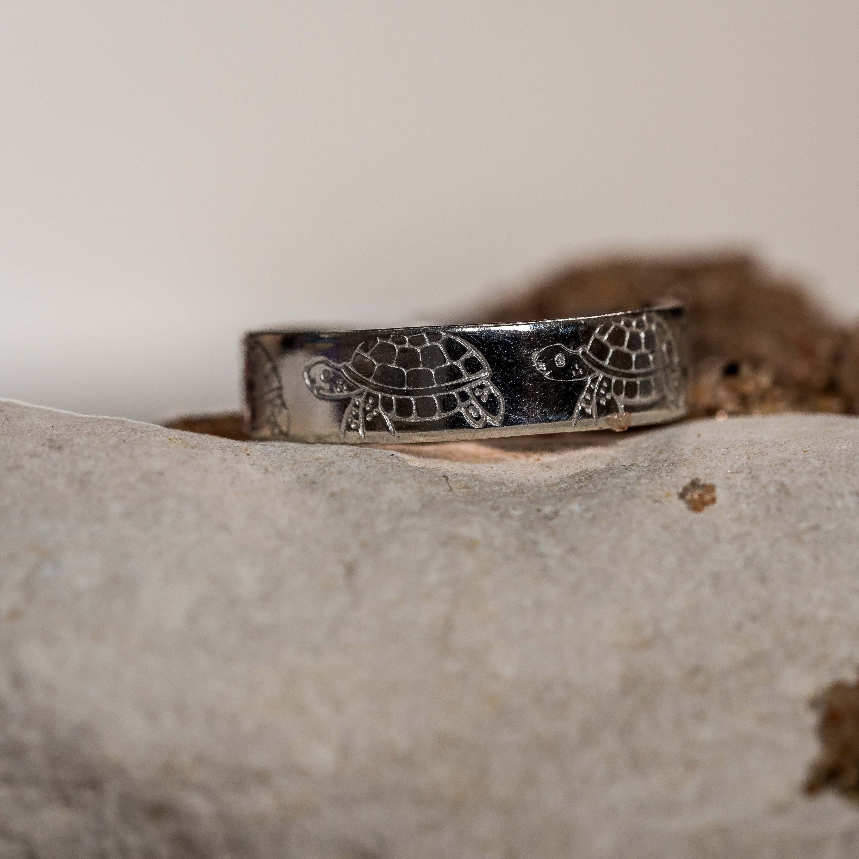 Sterling Silver Turtle toe ring adjustable summer band 925 hand stamped mum ladies womens gift present birthday holiday jewellery beach sea