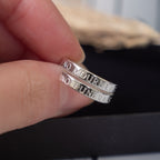 No Mourners No Funerals sterling silver adjustable wrap ring