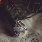 Auntie Personalised Sterling Silver Adjustable Wrap Ring