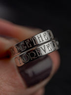 TOGETHER FOREVER adjustable wrap ring