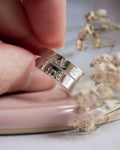Bee kind Sterling Silver adjustable wrap ring