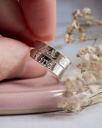 Bee kind Sterling Silver adjustable wrap ring