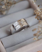 Sweet 16th Birthday sterling silver wrap ring
