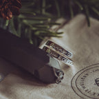 Nanny Sterling Silver dainty adjustable wrap ring