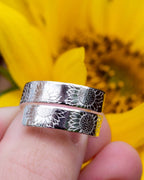 Sunflower Sterling Silver adjustable wrap ring