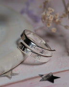 Sixteenth Birthday Custom Sterling Silver Adjustable Wrap Ring
