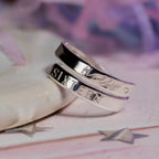 Sixteenth Birthday Custom Sterling Silver Adjustable Wrap Ring