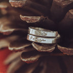 Pet Name Sterling Silver personalised wrap ring