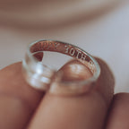 Will You Marry Me? Sterling Silver Adjustable Wrap Ring