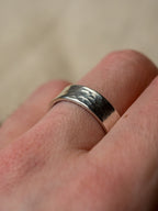 I LOVE YOU MORE. the end. I win! Men’s sterling silver adjustable ring