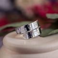 Mama Bear Sterling Silver adjustable wrap ring