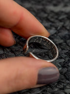 I LOVE YOU MORE. the end. I win! Men’s sterling silver adjustable ring