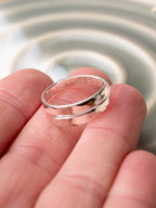 Bestie Sterling Silver Adjustable Wrap Ring