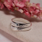 Bonus Mum Sterling Silver Adjustable Wrap Ring