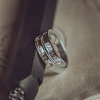 Children's Names Personalised Sterling Silver Adjustable Wrap Ring