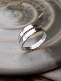 Bridesmaid Personalised Sterling Silver Adjustable Wrap Ring