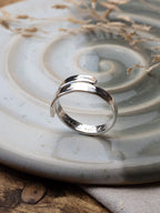Maid of honour Personalised Sterling Silver adjustable wrap ring
