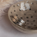 Custom Name Sterling Silver adjustable ring
