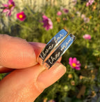 Live for the moment Sterling Silver adjustable ring