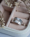 Always look on the bright side Sterling Silver adjustable wrap ring