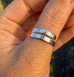 Go On Sterling Silver adjustable ring