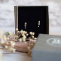 Seahorse Sterling silver earrings studs present gift birthday for her real mothers day jewellery summer seaside beach friend fashion