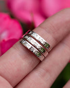 Inhale Exhale You Got This Sterling Silver Adjustable triple Wrap Ring