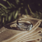 Children's Names Personalised Sterling Silver Adjustable Wrap Ring