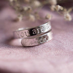 You Are So Loved Sterling Silver Adjustable Wrap Ring