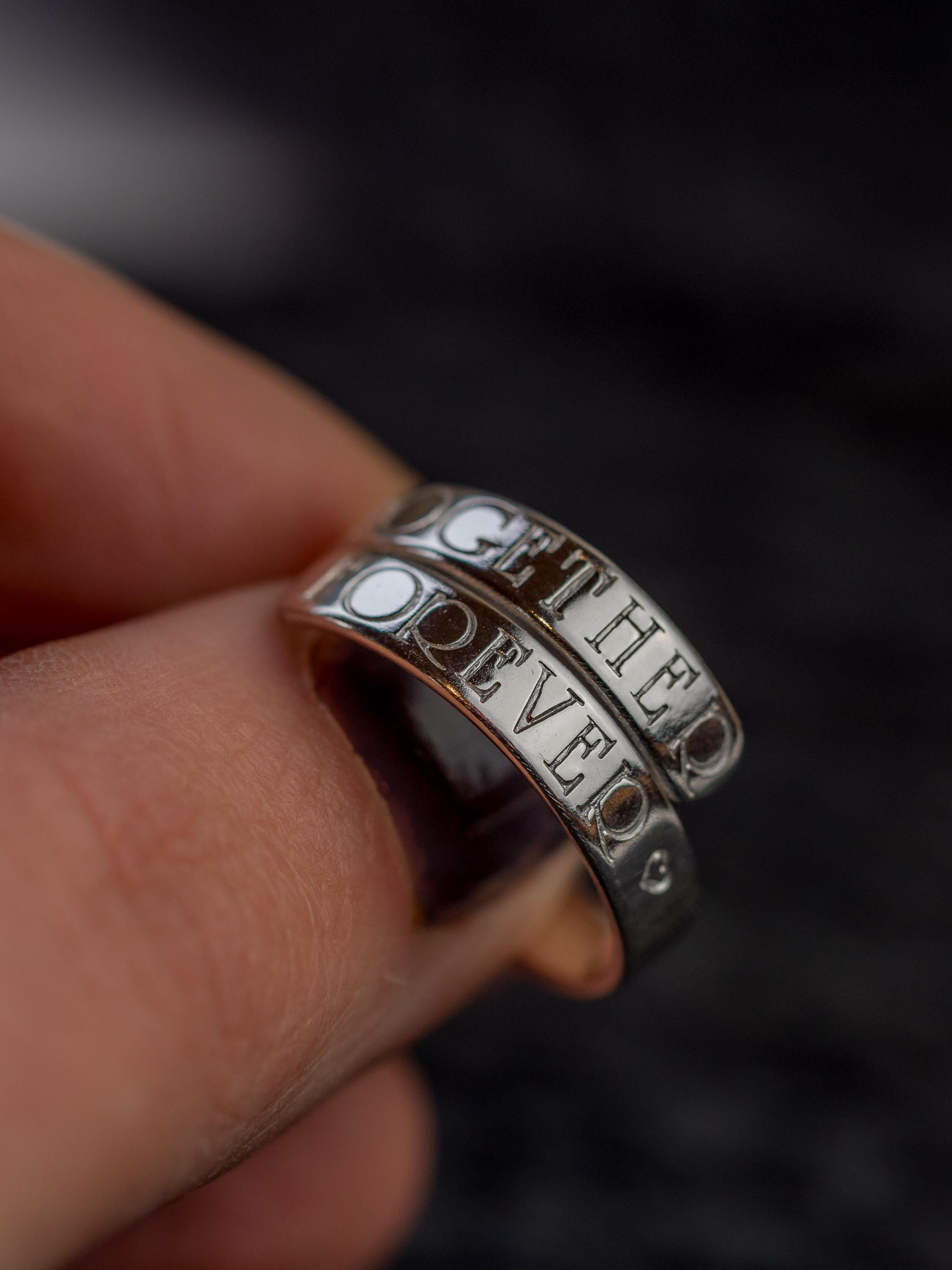 TOGETHER FOREVER adjustable wrap ring