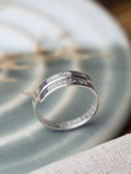 Pet Remembrance Personalised Sterling Silver Adjustable Wrap Ring
