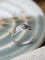 Pet Remembrance Personalised Sterling Silver Adjustable Wrap Ring