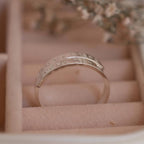 Small Steps Every day adjustable Sterling Silver wrap ring