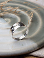 Mother of the Bride/Groom Personalised Sterling Silver Adjustable Wrap Ring