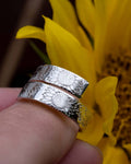 Sunflower Sterling Silver adjustable wrap ring