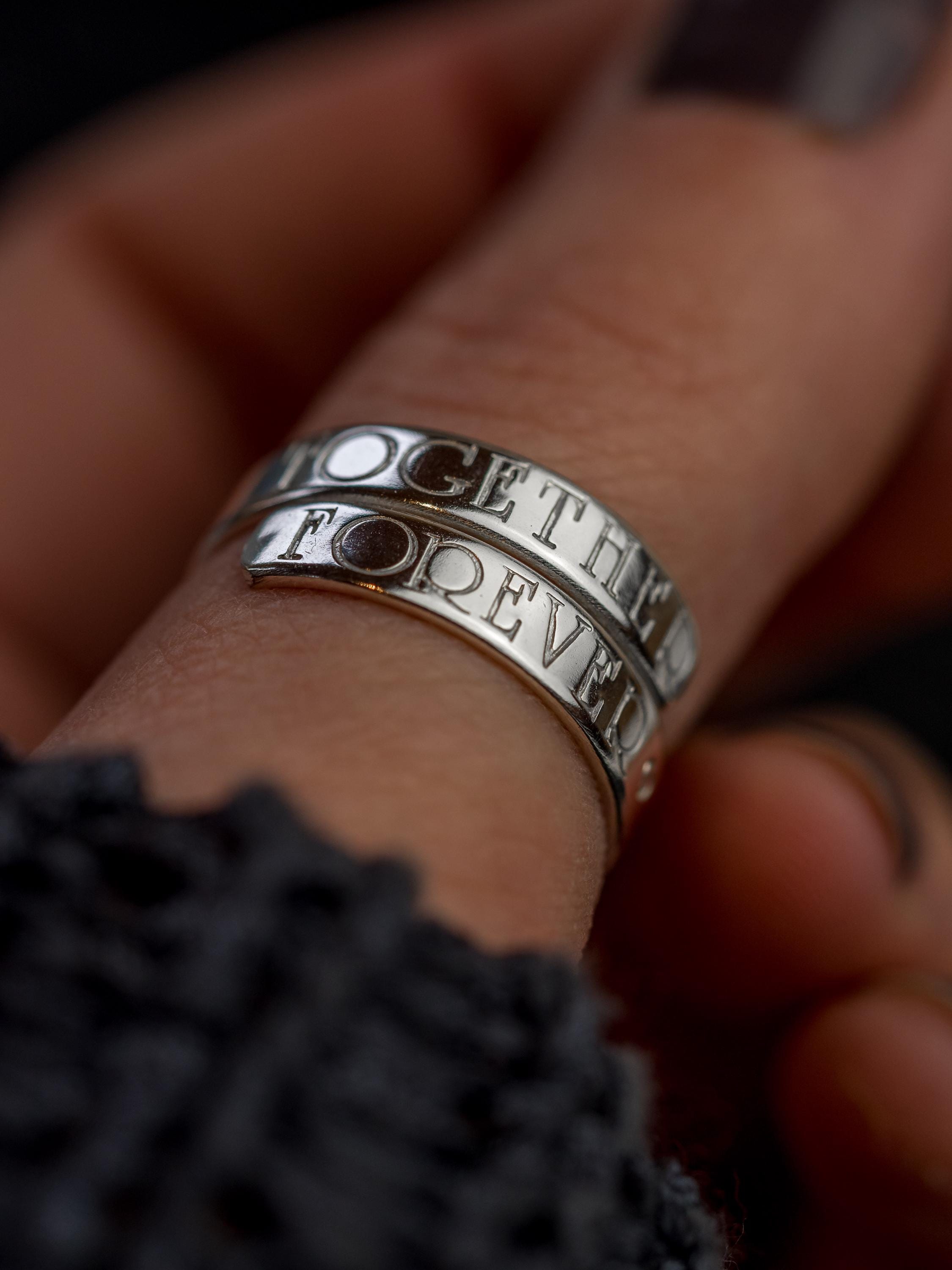 TOGETHER FOREVER adjustable wrap ring