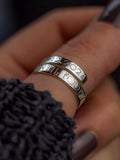 Until Forever Personalised Sterling Silver Adjustable Wrap Ring
