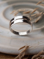 Bestie Sterling Silver Adjustable Wrap Ring