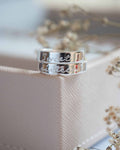 Sweet 16th Birthday sterling silver wrap ring