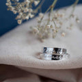 Believe in Yourself Sterling Silver Adjustable Wrap Ring