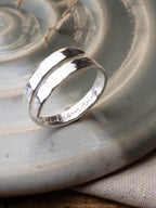 Bridesmaid Personalised Sterling Silver Adjustable Wrap Ring