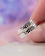 I love you Mummy Sterling Silver adjustable wrap ring