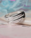 Bonus Mum Sterling Silver Adjustable Wrap Ring